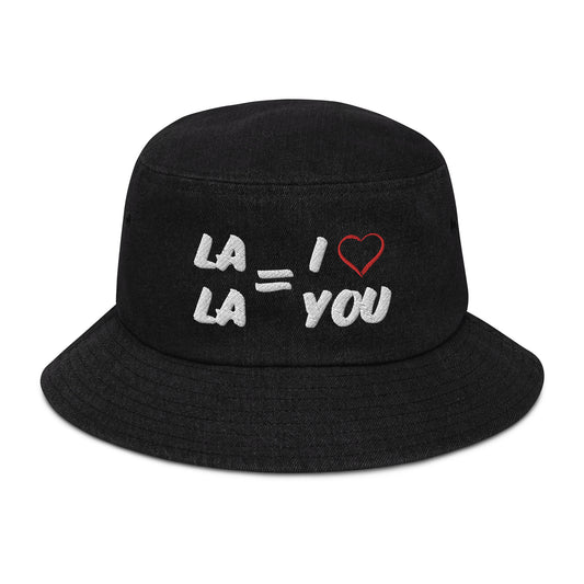 LaLa Denim bucket hat