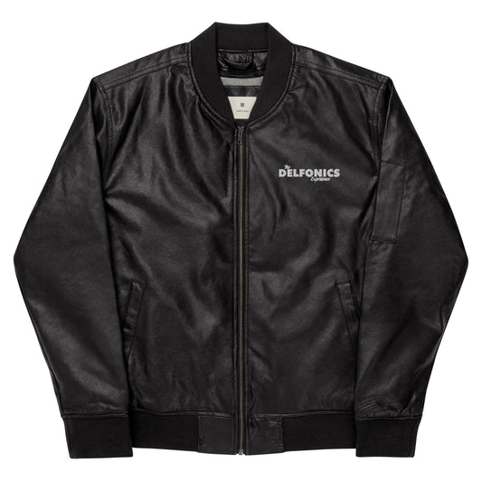 Classic Leather Bomber Jacket