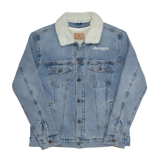 Classic Unisex Denim Sherpa Jacket